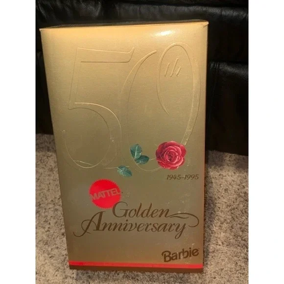 Mattel Barbie 50th Golden Anniversary Edition Doll 1945 1995 Limited Edition - Picture 6 of 14